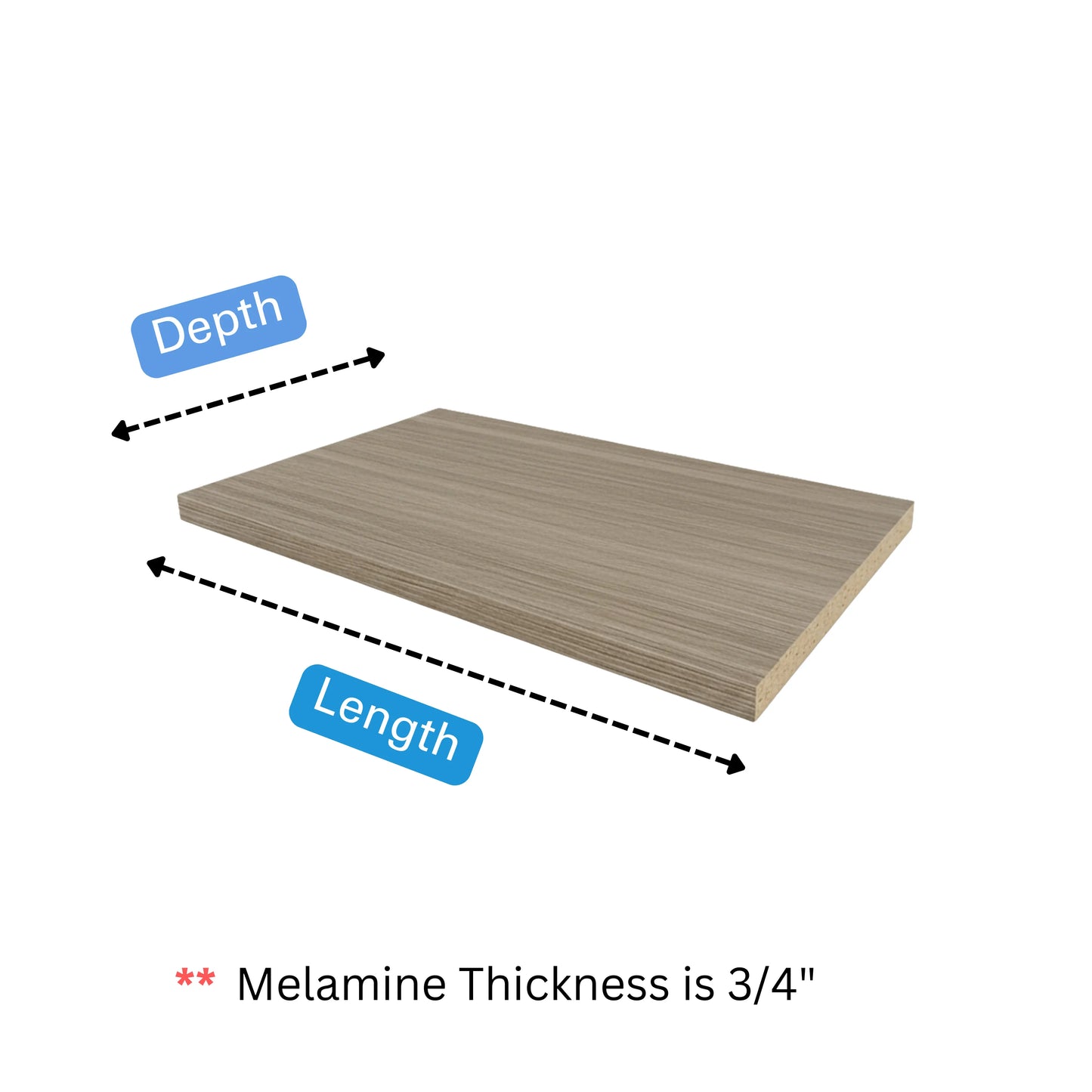 {{product_title}} – Custom Cut to Size Shelf | Custom Shelf | Melamine Board for {{product_type}}