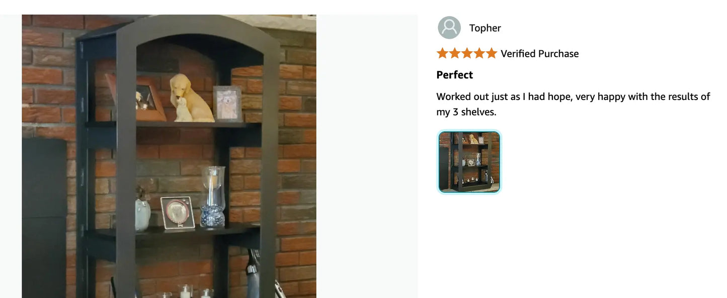 Custom Black Melamine Shelf – Cut to Size SHELFIX