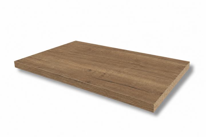 Shelfix Custom Walnut Melamine Shelf - Cut to Size